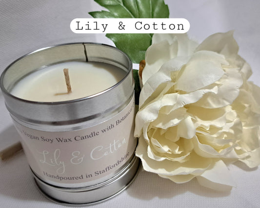 Lily & Cotton Candle Tin